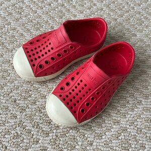 Native Kids Red Slip-On Shoes